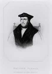 Portrait of Matthew Parker (1504-75) from 